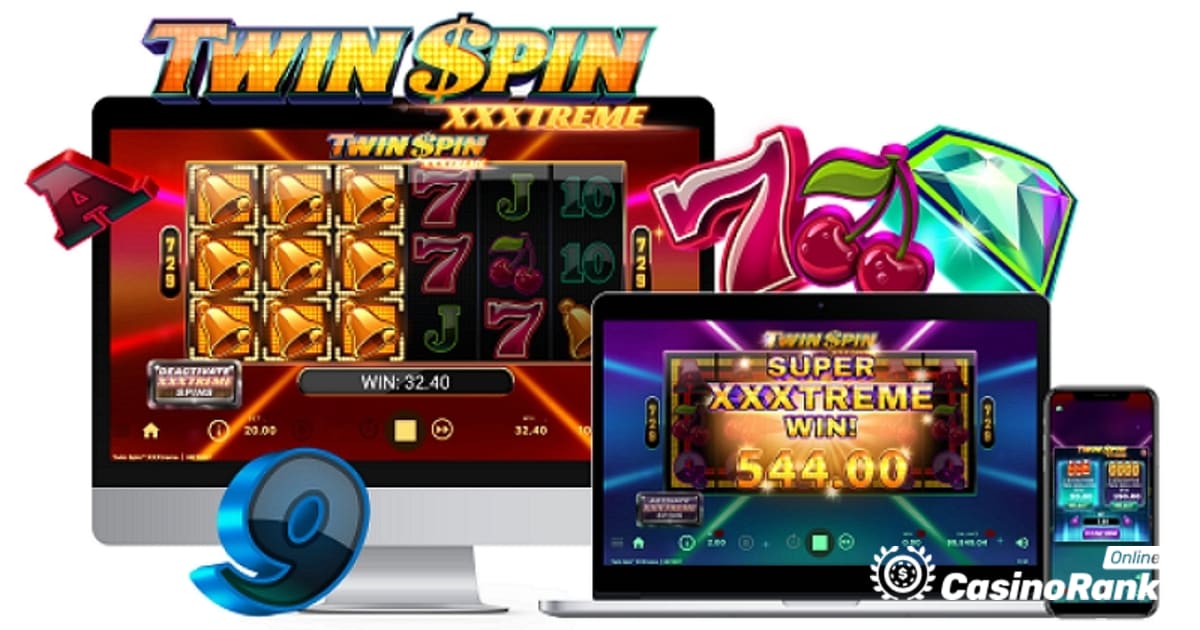 NetEnt leverer en vidunderlig spilleautomat i Twin Spin XXXtreme