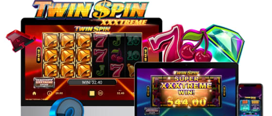NetEnt leverer en vidunderlig spilleautomat i Twin Spin XXXtreme