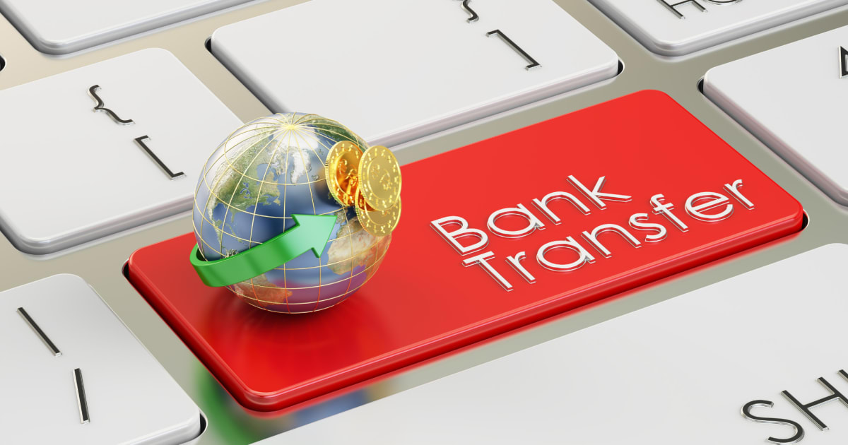 Bankoverførsel til onlinekasinoindskud og -udbetalinger