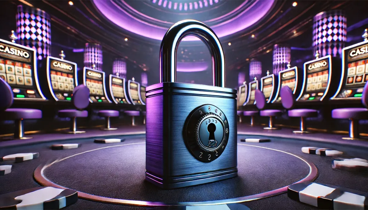 lock on the casino floor